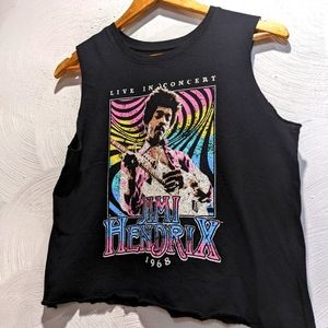 Jimi Hendrix Crop Top Tee